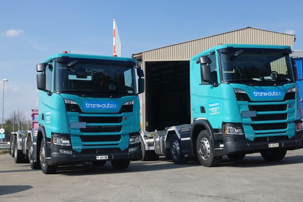 trans-auto sa complète sa flotte Euro 6 avec deux nouveaux véhicules Scania R 410 8x2*6