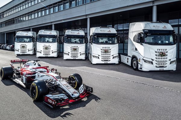 Alfa Romeo Racing ORLEN : Des IVECO S-WAY pour la flotte de l’écurie